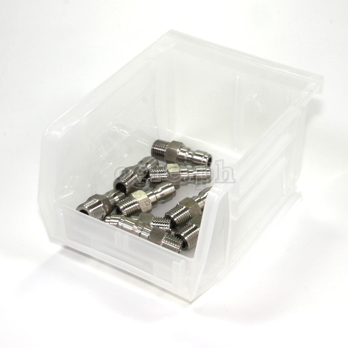 3J-710 Clear Stackable Storage Bin Small ( 4.13 x 5.31 x 2.95 inches )