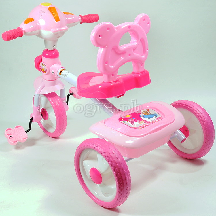 108A Kids Trike with Music and Lights and Cartoon Handlebar (Model )