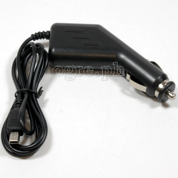 DCA-02 12V DC Car Adapter with Mini USB Plug