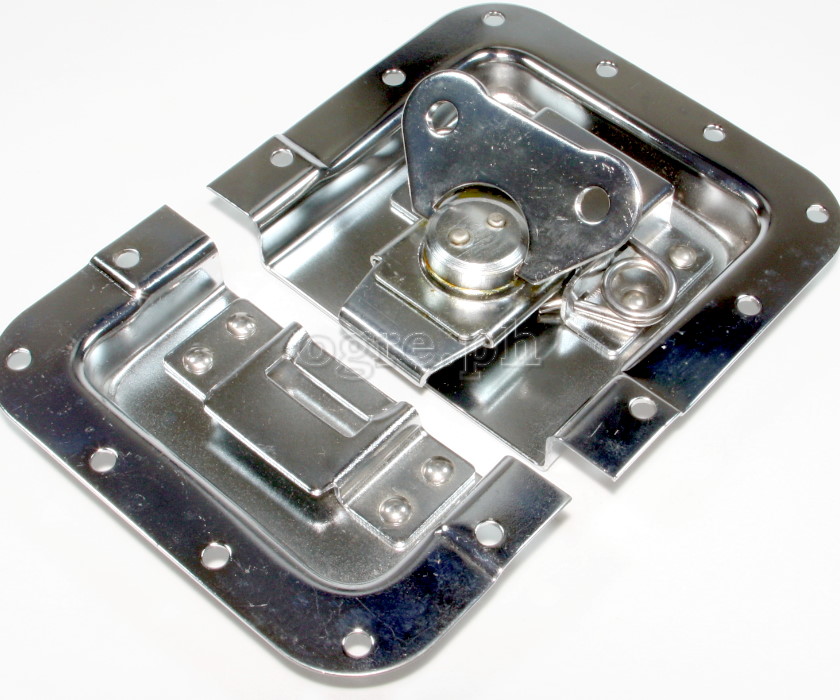 BL01D Flight Case Large Butterfly Latch, Spring-Loaded, 127mm x 173mm, 12.5mm Offset, 15mm Recess