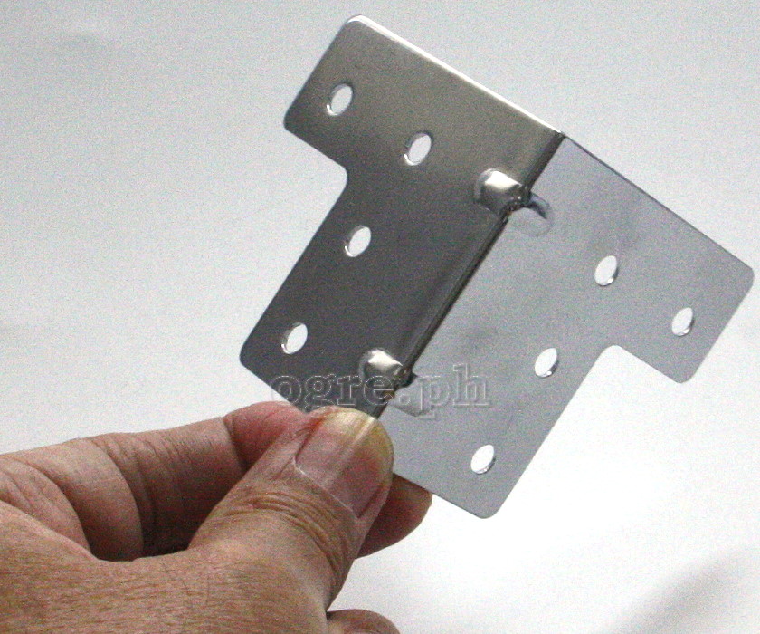 F0135 Flight Case Large Corner Brace Protector 58*60mm, Chrome, Set of 4