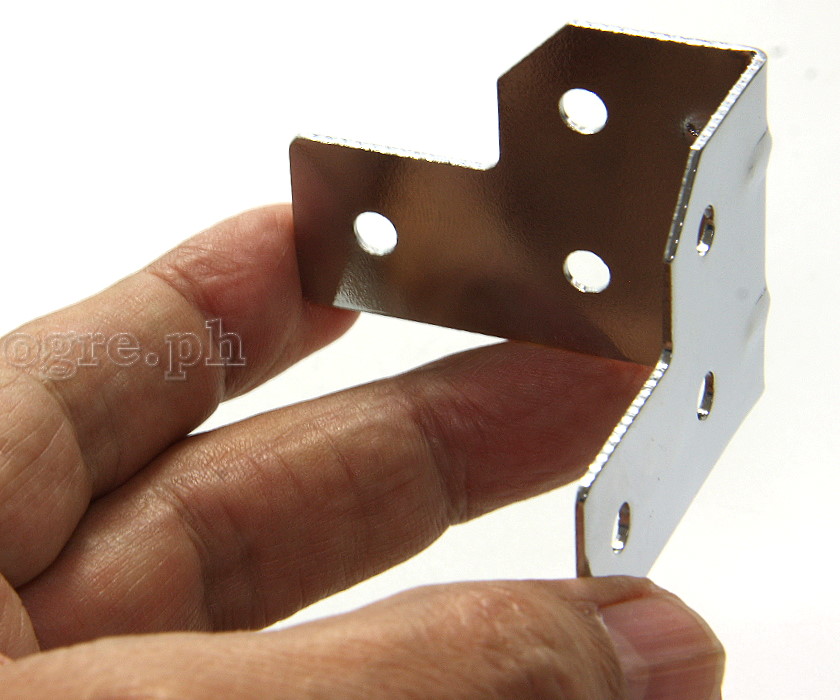F0535 Flight Case Medium Corner Brace Protector 53*40mm, Chrome,Set of 4