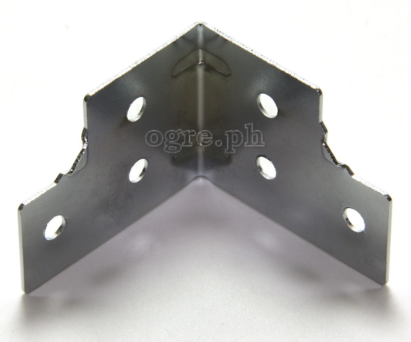 F0535 Flight Case Medium Corner Brace Protector 53*40mm, Chrome,Set of 4