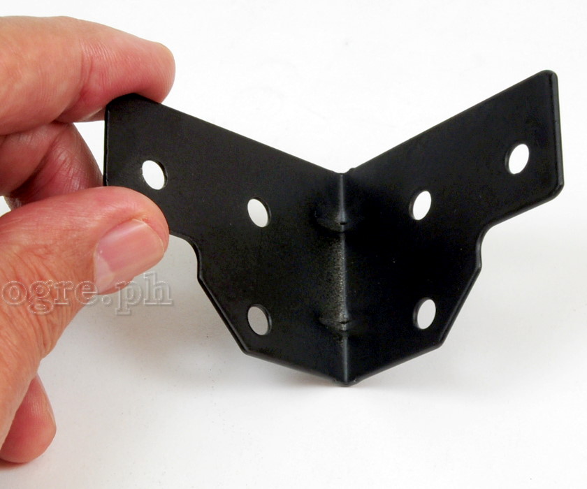 F0535-B Flight Case Medium Corner Brace Protector 53*40mm, Black, Set of 4