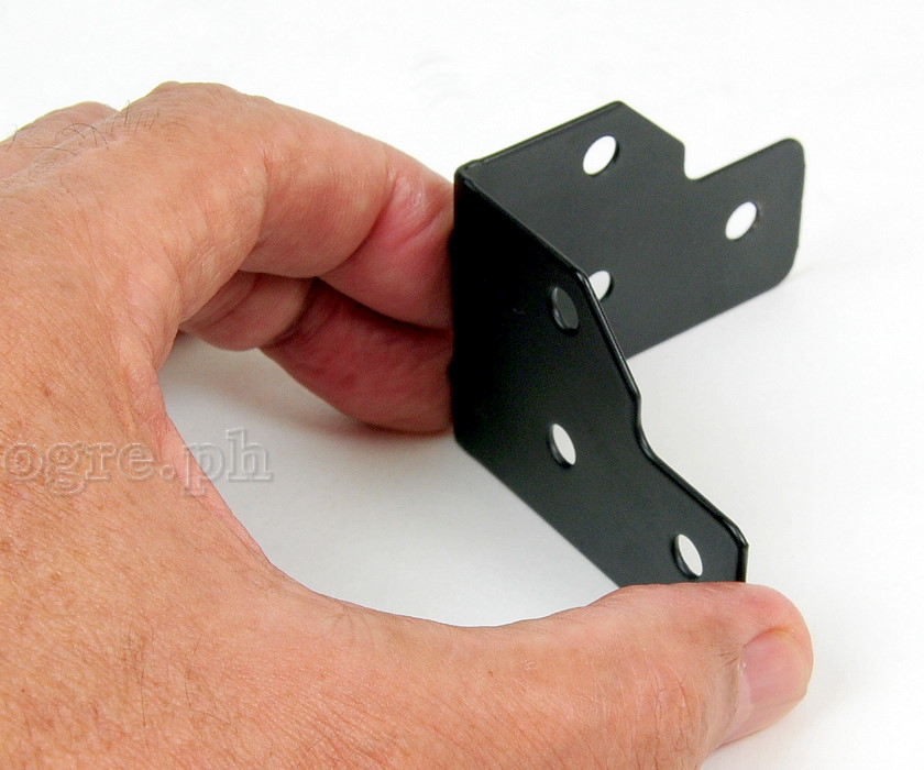 F0535-B Flight Case Medium Corner Brace Protector 53*40mm, Black, Set of 4