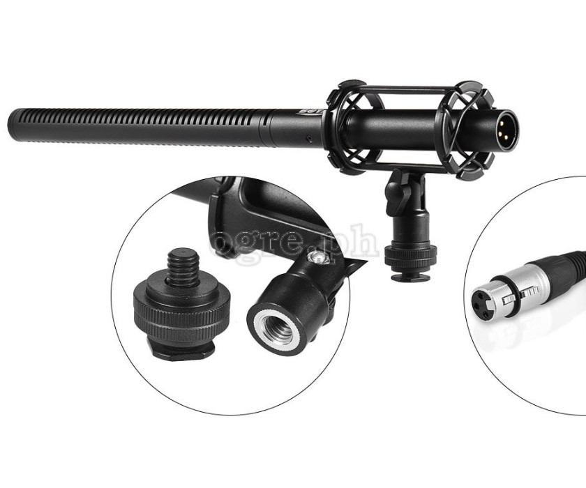 BY-PVM1000L Professional Condenser Shotgun Microphone