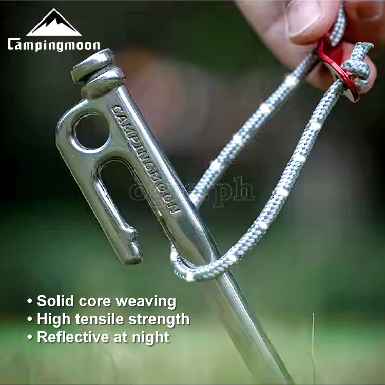 FS-5000 Reflective Tarp Tent Rope 10m x 2pcs