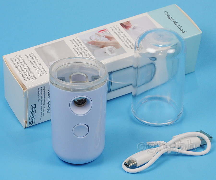 W-718H Cordless Alcohol / Disinfectant Mist Sprayer USB-Rechargeable 50ml