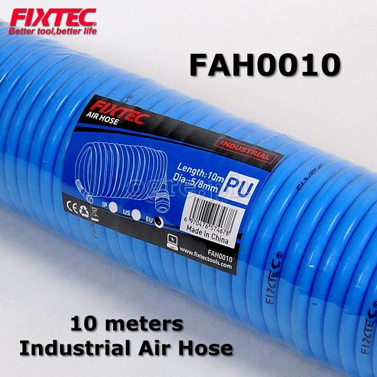FAH0010 10m Industrial Air Hose with Quick-Release Fittings
