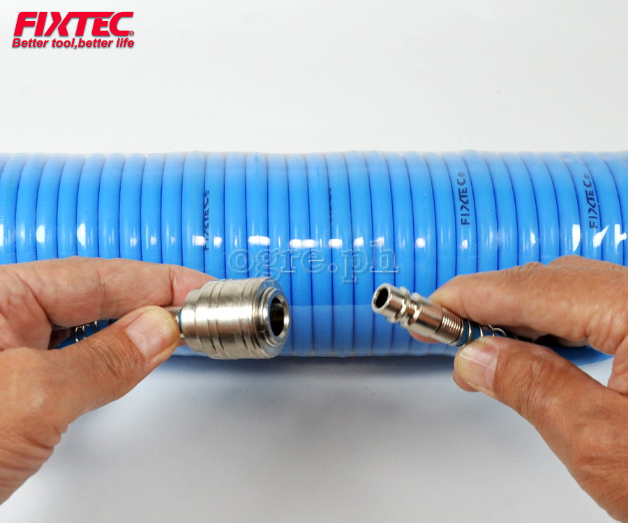 FAH0015 15m Industrial Air Hose with Quick-Release Fittings