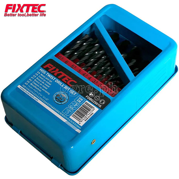 FDBG2501K 25pcs HSS Drill Bits Set