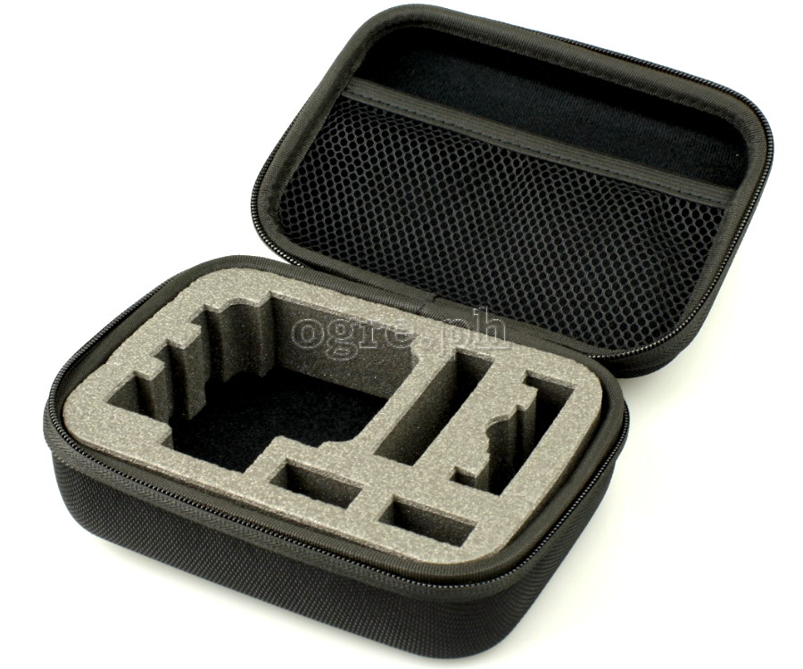 Small Shockproof Storage Case for GoPro, DJI Action, Insta360 Ace, SJCam ~ Black