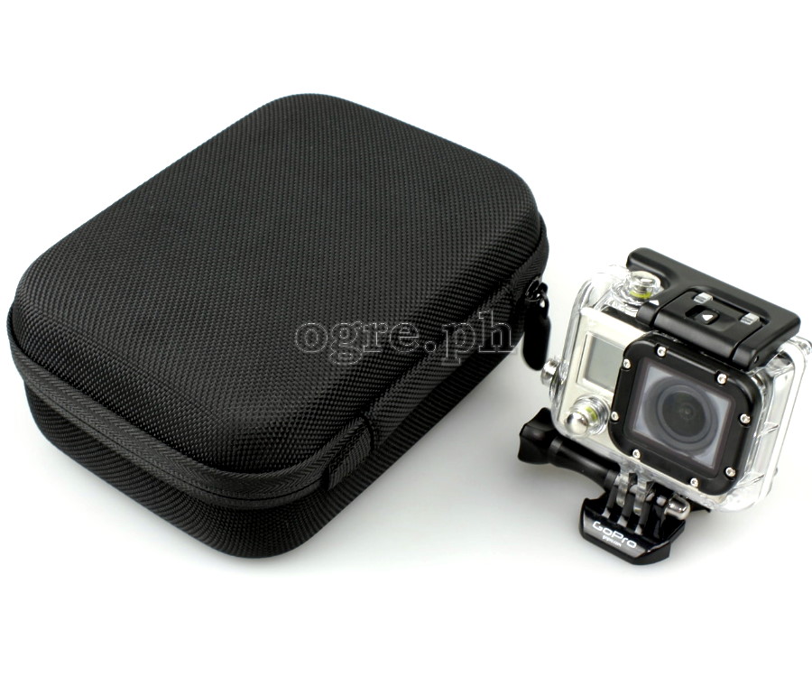 Small Shockproof Storage Case for GoPro, DJI Action, Insta360 Ace, SJCam ~ Black