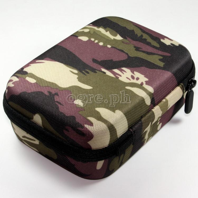 Small Shockproof Storage Case for GoPro, DJI Action, Insta360 Ace, SJCam ~ Camo