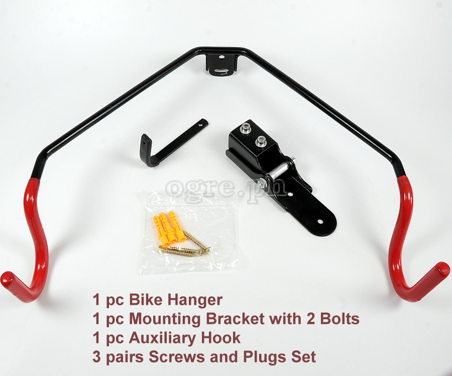 HS-T025 Heavy Duty Foldable Adjustable Wall Mount Bike Hanger