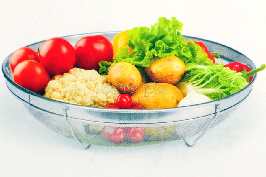 0969 Stainless Steel Shallow Mesh Colander 24.5cm (9.6”)