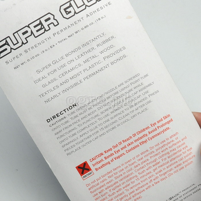 2007-24 Bazic Super Glue 3 Gms 6 Pack