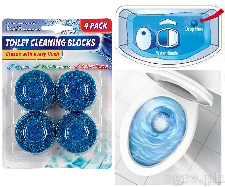 BA0149 Toilet Cleaning Blocks 4 pack