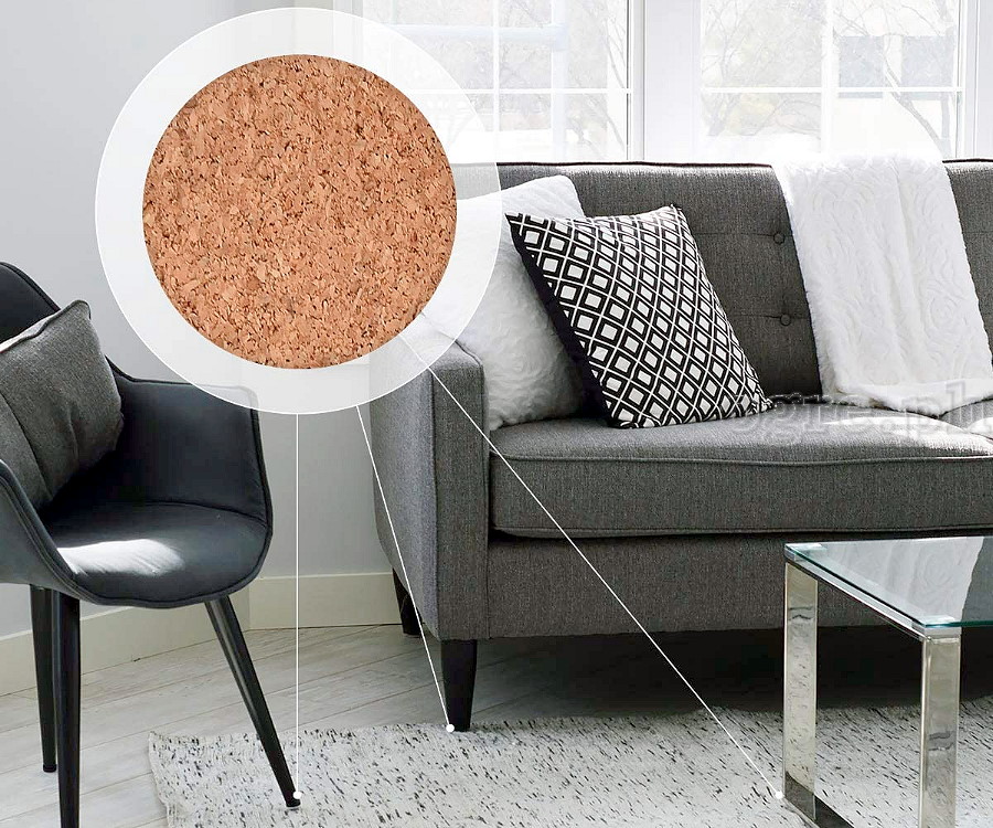 HY0117 28-pack Self Adhesive Cork Furniture Protectors