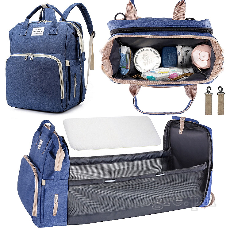 JYH-Y016 Baby Backpack with Expandable Diaper Changing Pad