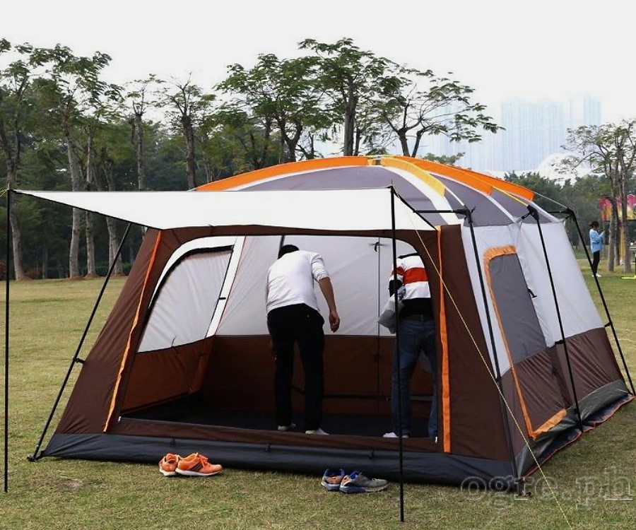 4-5 Person Double-Layer Two Bedroom Tent 330*210*185cm