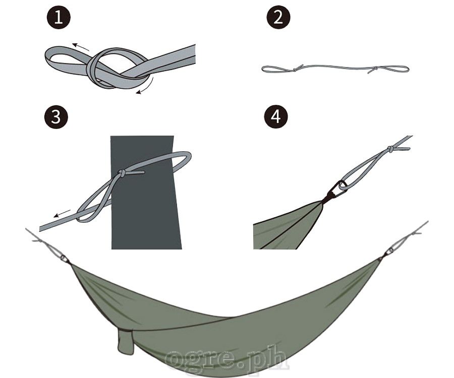 20H104 Ultralight Single Person Hammock 270x140cm