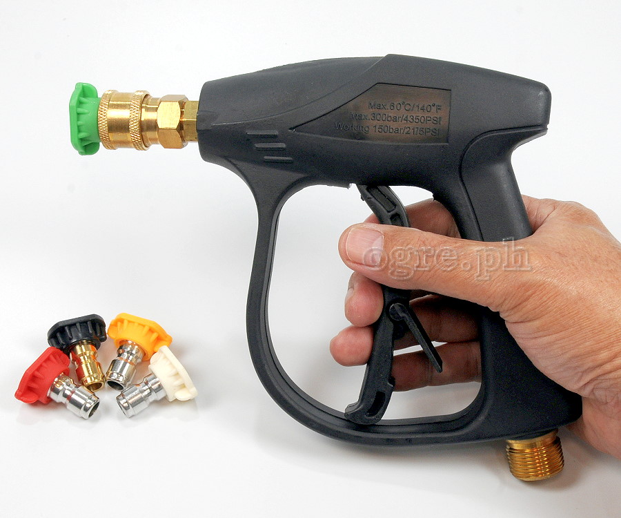 FGK-01 2175psi Pressure Washer Gun Kit with Snow Foam Cannon and Set of 5 Quick-Connect Nozzles