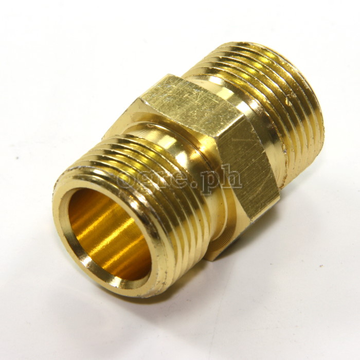 PWU-01 M22 14mm Male to M22 14mm Male Pressure Washer Union Coupling 