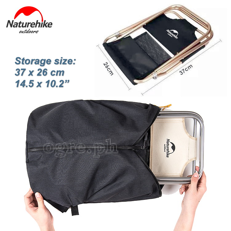 NH18M001-Z Folding Mini Stool with Back Rest