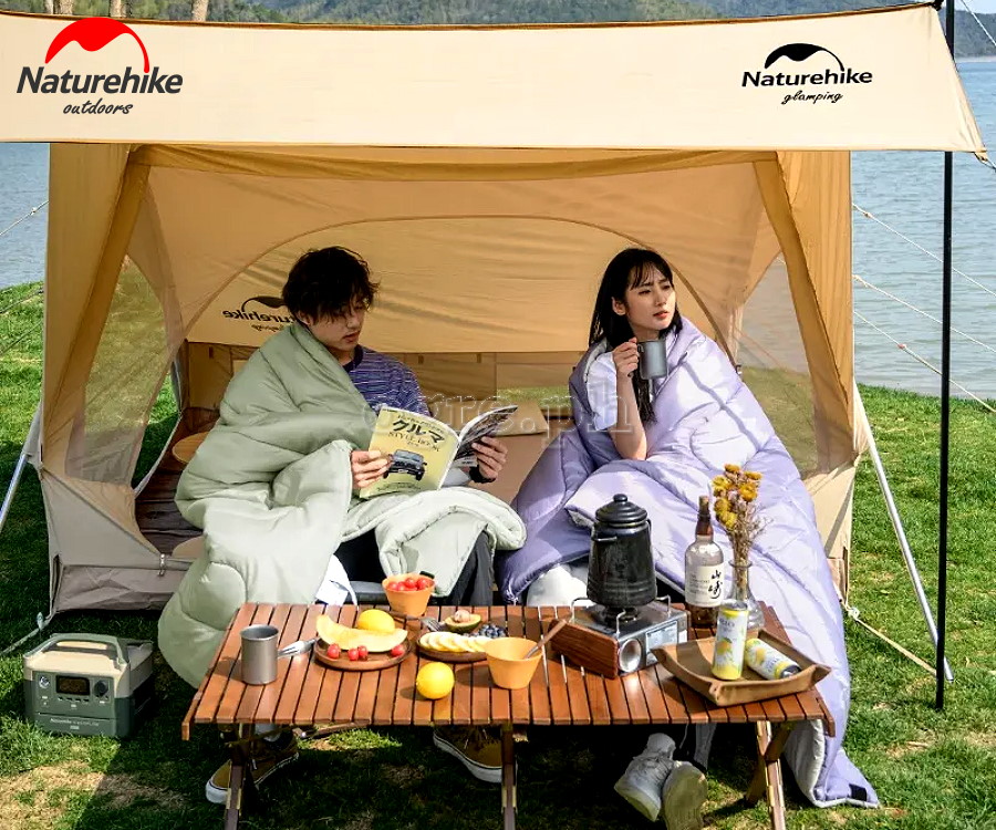 NH19S015-D H150 190x75cm Standard Length Envelope Style Sleeping Bag