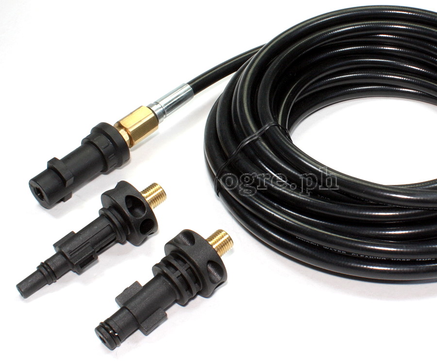 PWSH-00 Sewer / Drain Cleaning Hose with 4-point Sewer Nozzle (10 / 15 / 20 meters)