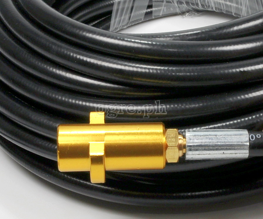 PWSH-04A Sewer / Drain Cleaning Hose with Alloy Adapter for Karcher K Series Wash Guns 10 / 15 / 20 meters