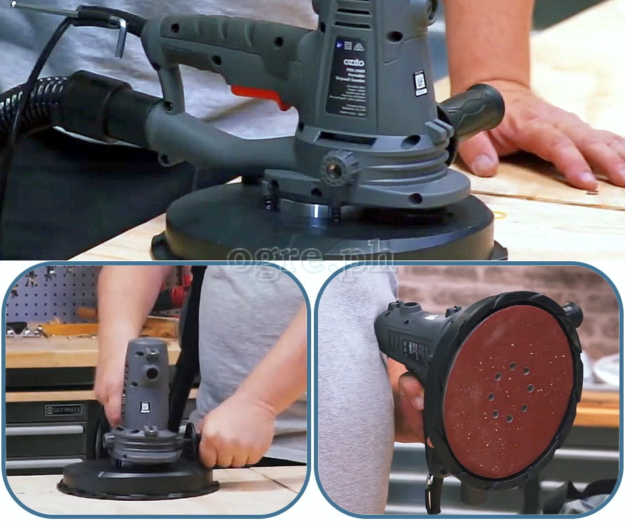 PDS-2000 225mm (8.8”) Electric Portable Drywall Sander (Refurbished Australian Surplus)