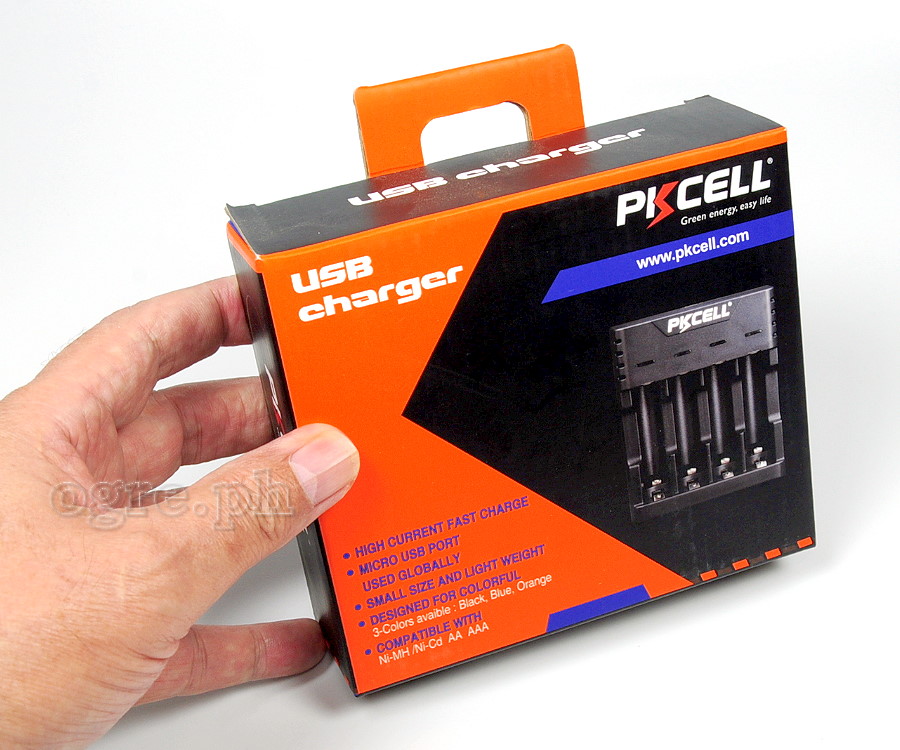 8146 PK- USB Fast Charger for Ni-MH/Ni-Cd AA/AAA Rechargeable Batteries