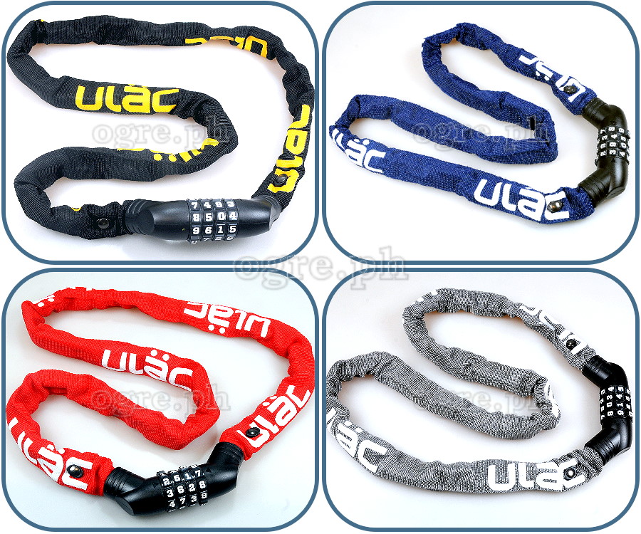 A600C 4-Digit Code Type Anti-Theft Chain Lock 1.2m