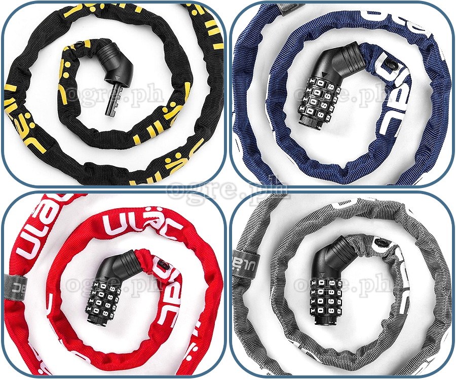A600C 4-Digit Code Type Anti-Theft Chain Lock 1.2m