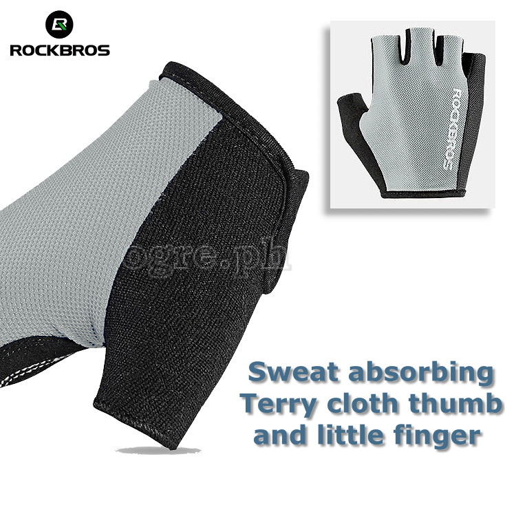 S099 Half-Finger Sports Gloves (Gray/Black)