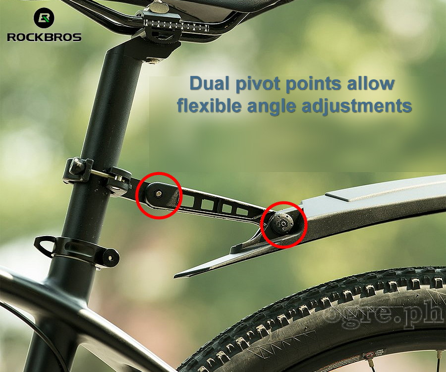 WS1001 Universal Front and Rear MTB Mudguard Set