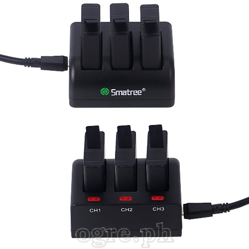 S-G5 3-Channel USB Charger for HERO5/6