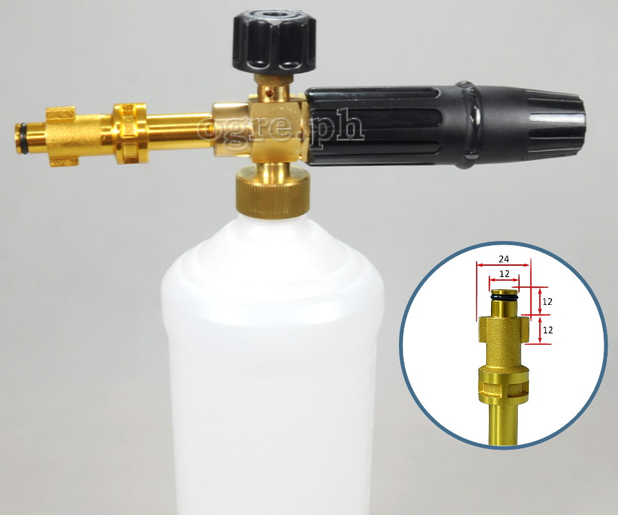 PWF-05A Professional Snow Foam Lance Kit for Old Bosch/Husky (Brass Body / Alloy Adapter)