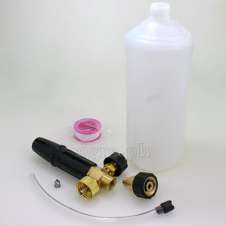 PWF-04 Professional Snow Foam Lance Kit for Karcher HD Series (Brass Body / Twist Lock Adapter)