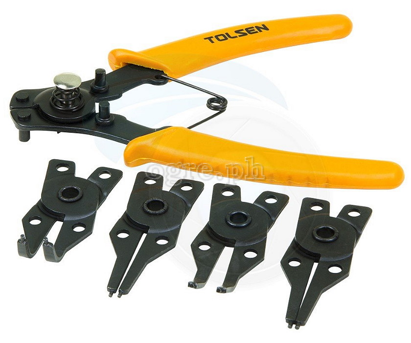 10100 4 in 1 Circlip Pliers Set 160mm (6.25”)