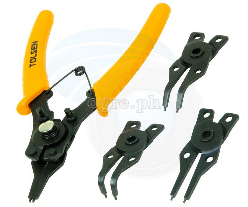 10100 4 in 1 Circlip Pliers Set 160mm (6.25”)