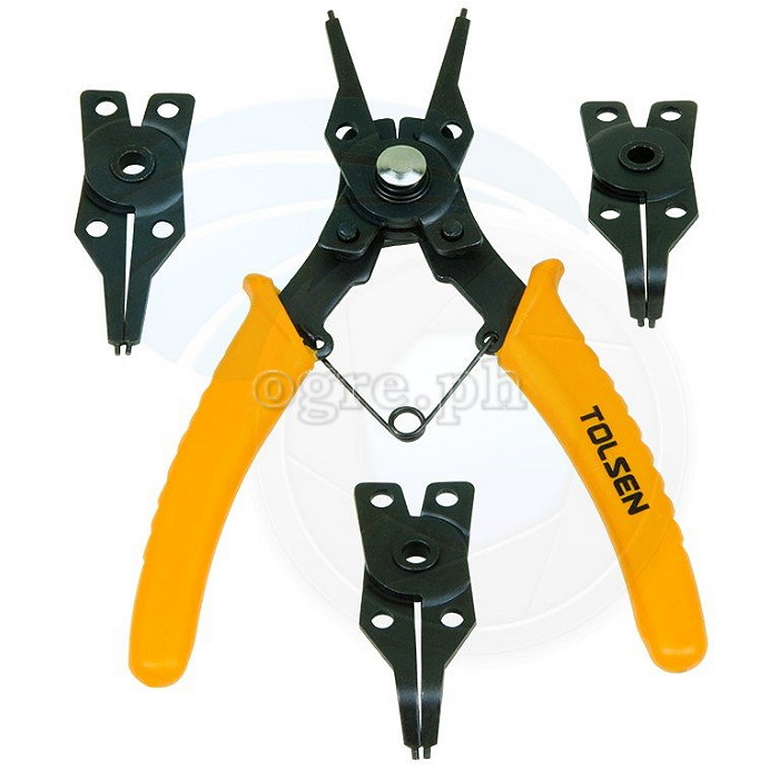 10100 4 in 1 Circlip Pliers Set 160mm (6.25”)