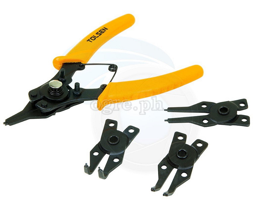 10100 4 in 1 Circlip Pliers Set 160mm (6.25”)