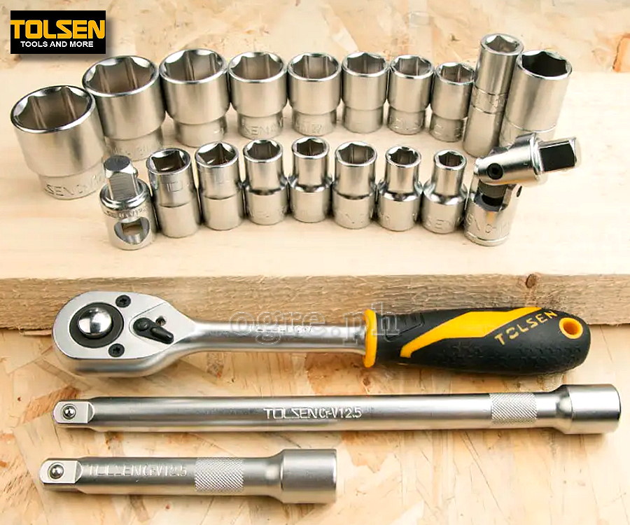 15139 22pcs ½” Drive Industrial Sockets Set