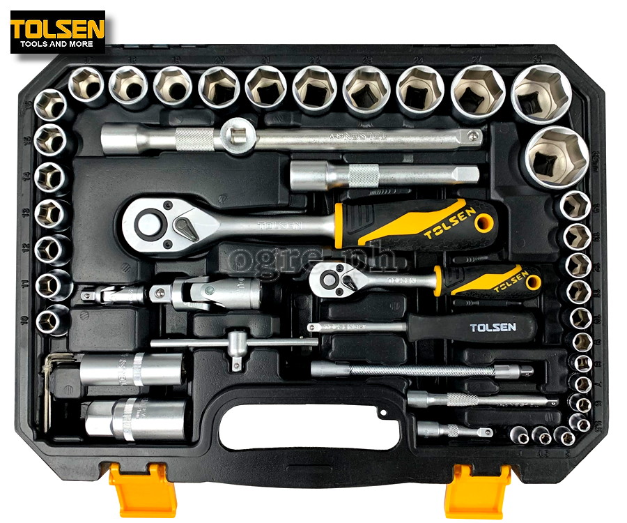 15145 94pcs ¼” & ½” Drive Industrial Sockets and Bits Set