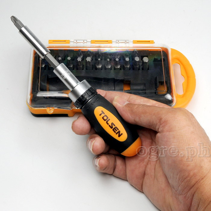 20034 26pcs Ratchet Driver and Bits Set