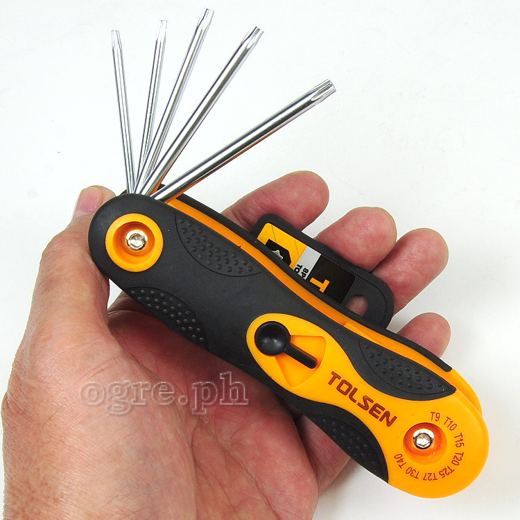 20059 8pcs Folding Torx Hex Key Set