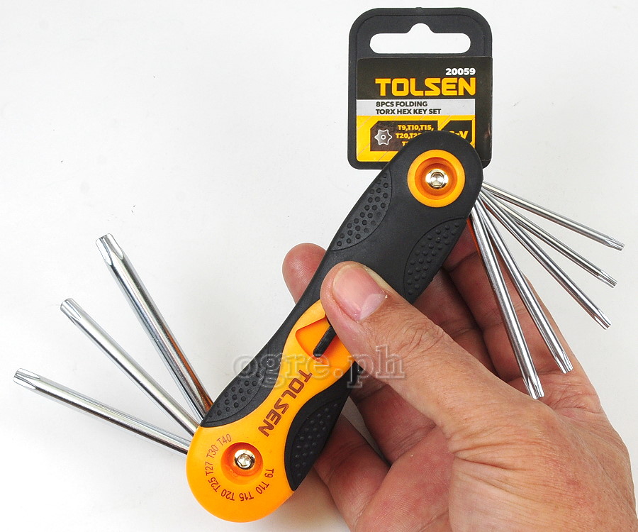 20059 8pcs Folding Torx Hex Key Set